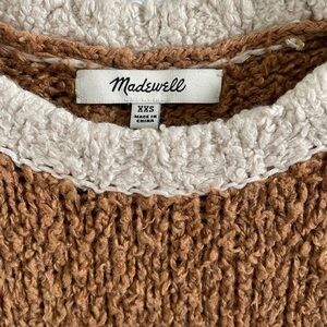 Madewell color block sweater size XXS